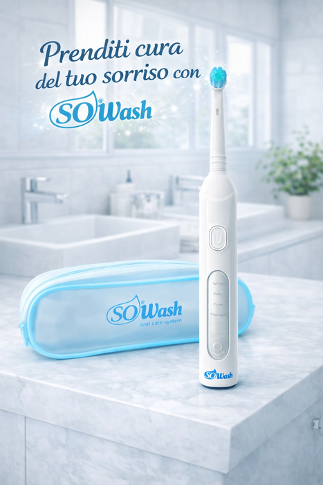 Combinaciones giratorias SoWash | Cepillo de dientes eléctrico + hilo dental SoWash Vortice