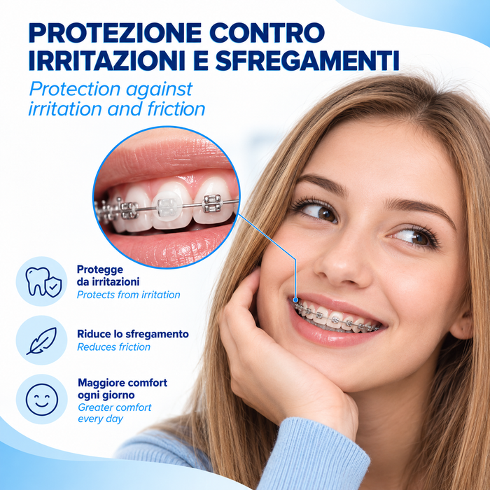 SoWash Orthodontic Wax | Cera Ortodontica | Aroma Menta | Confezione da 5 strisce