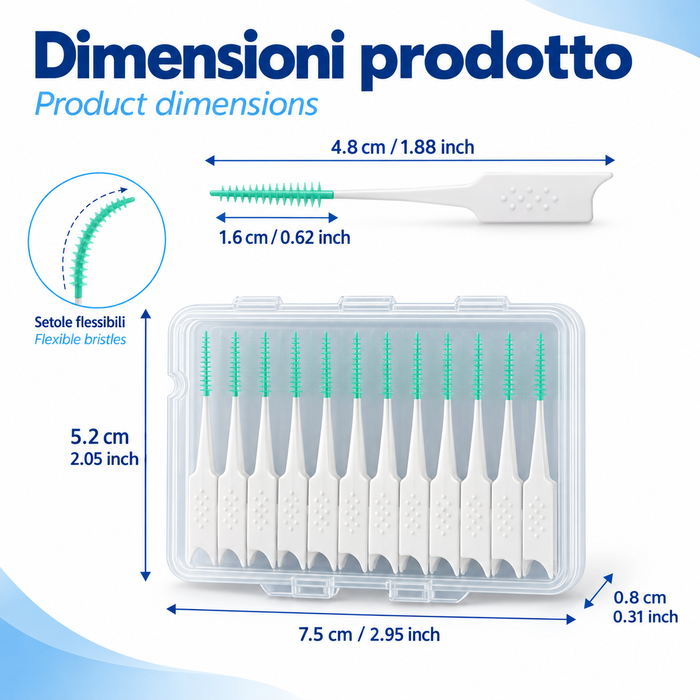 SoWash Soft Brushes | Scovolini Interdentali | 40 pezzi
