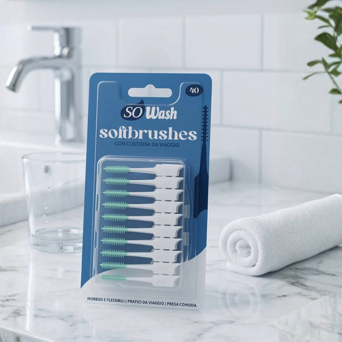 SoWash Soft Brushes | Scovolini Interdentali | 40 pezzi