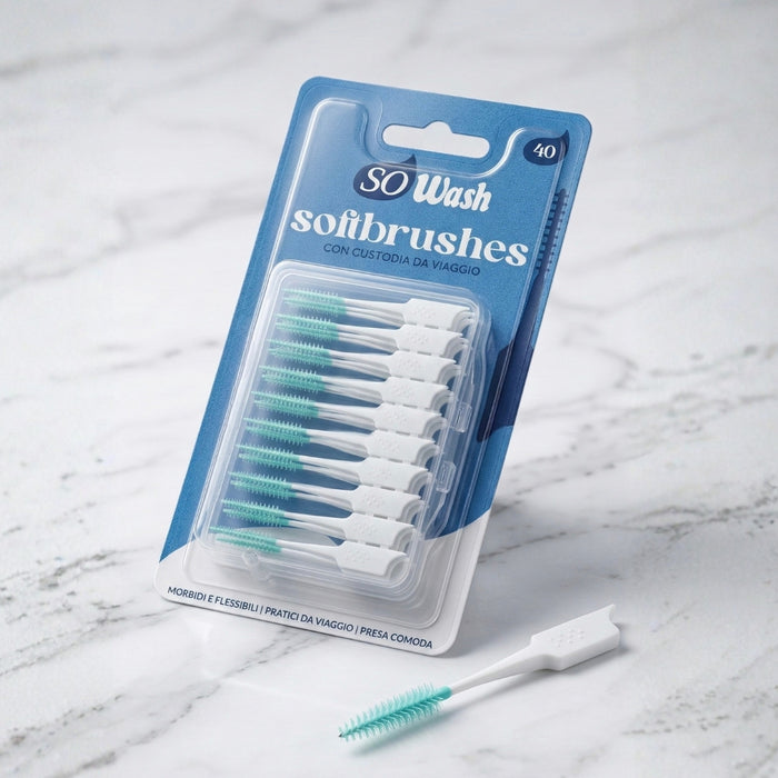 SoWash Soft Brushes | Scovolini Interdentali | 40 pezzi