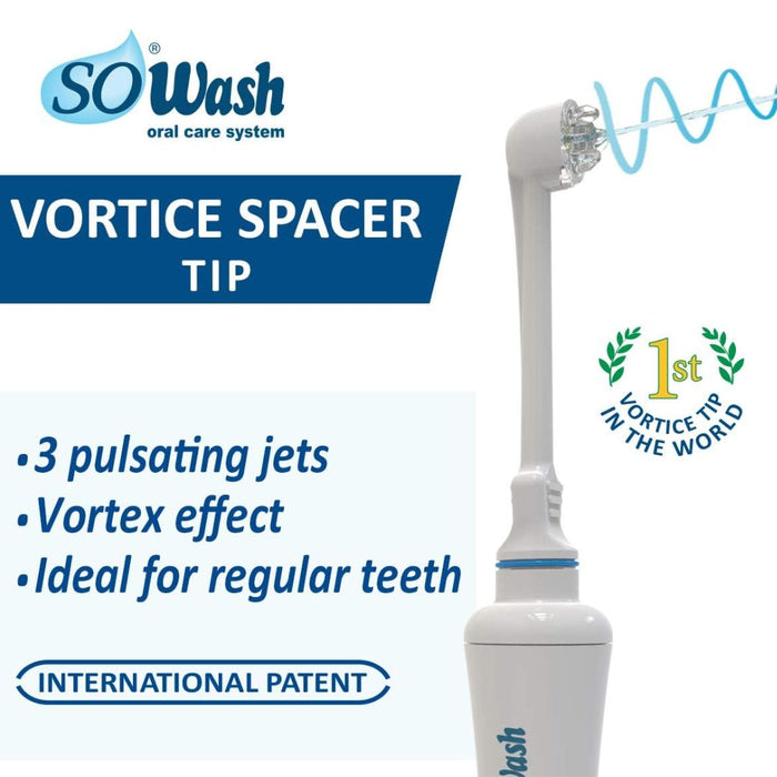 SoWash Vortex Irrigator | Vortex head with triple converging pulsating jet