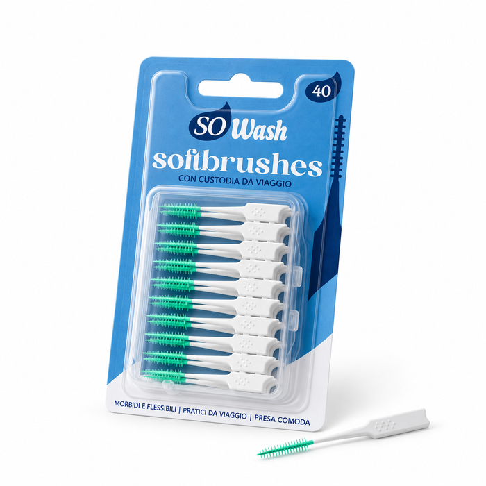 SoWash Soft Brushes | Scovolini Interdentali | 40 pezzi