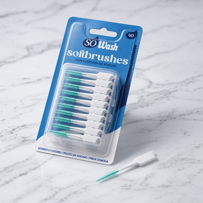 SoWash Soft Brushes | Scovolini Interdentali | 40 pezzi