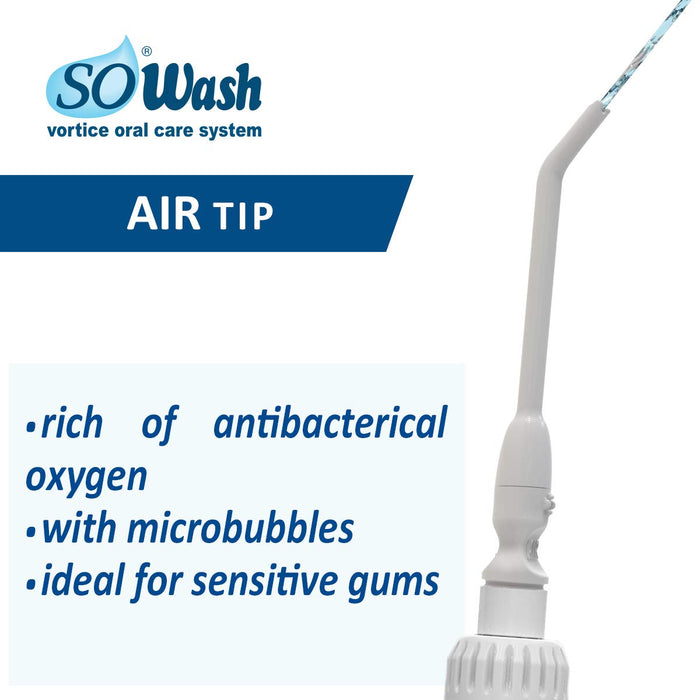 SoWash testina Air 1 pezzo per SoWash Vortice Idropulsore Dentale Elettrico | Water Powered