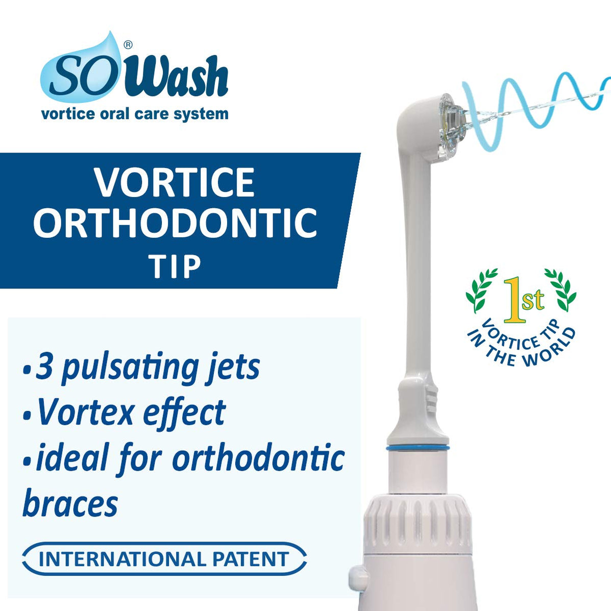 SoWash Vortice Orthodontic head 2 pieces for SoWash Vortice Electric ...
